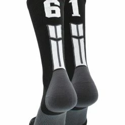 Outlet ๐งจ MadSportsStuff Black Player ID Custom Number Crew ๐งฆ Socks For ๐ Basketball Lacrosse Volleyball Boys And ๐ง Girls Volleyball ๐งฆ Socks ๐ฏ 122 MadSportsStuff Black Player ID Custom Number Crew Socks For Basketball Lacrosse Volleyball Boys And Girls Volleyball Socks