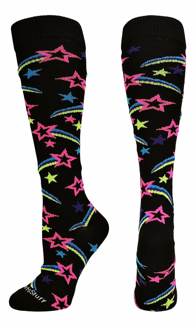 Buy ๐ MadSportsStuff Shooting Star Over The Calf Athletic ๐งฆ Socks (multiple Colors) ๐ 5 MadSportsStuff Shooting Star Over The Calf Athletic Socks (multiple Colors)
