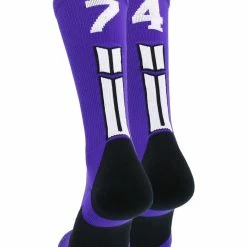 Brand new ๐ฅฐ MadSportsStuff Purple Player ID Custom Number Crew ๐งฆ Socks For ๐ Basketball Lacrosse Volleyball Boys And ๐ง Girls ๐ 134 MadSportsStuff Purple Player ID Custom Number Crew Socks For Basketball Lacrosse Volleyball Boys And Girls