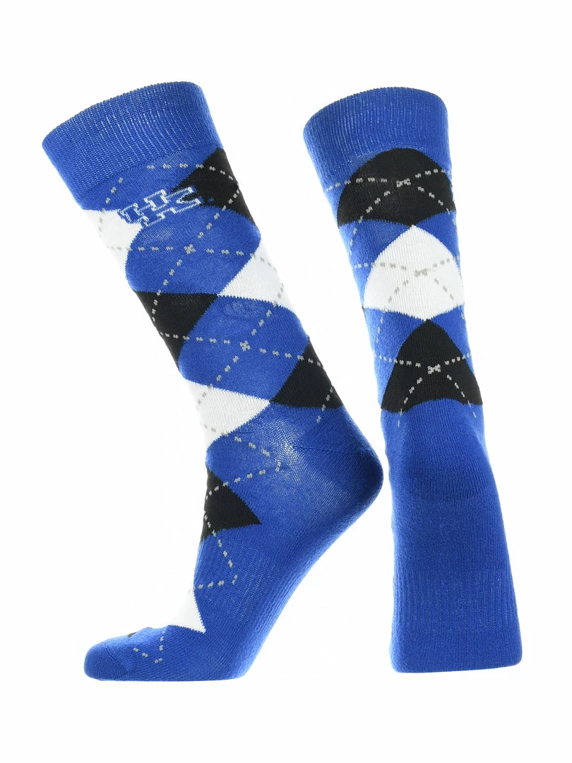 Promo โญ TCK Kentucky Wildcats Argyle ๐ Dress ๐งฆ Socks NCAA Fanwear Crew Length โค๏ธ 2 TCK Kentucky Wildcats Argyle Dress Socks NCAA Fanwear Crew Length