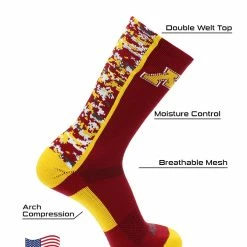 Coupon ๐งจ TCK Minnesota Golden Gophers ๐งฆ Socks Digital Camo Crew All Schools ๐ฅ 7 TCK Minnesota Golden Gophers Socks Digital Camo Crew All Schools