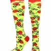 MadSportsStuff Pepperoni Pizza Athletic Over The Calf Socks