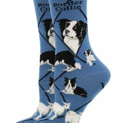 WHD Border Collie Socks For Women Gift For Dog Lovers