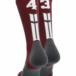 Cheap ๐ MadSportsStuff Maroon Player ID Custom Number Crew ๐งฆ Socks For ๐ Basketball Lacrosse Volleyball Boys And ๐ง Girls Volleyball ๐งฆ Socks ๐ฅ 190 MadSportsStuff Maroon Player ID Custom Number Crew Socks For Basketball Lacrosse Volleyball Boys And Girls Volleyball Socks