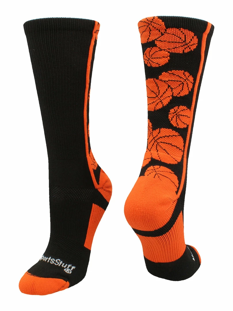 Best Sale ๐ฅฐ MadSportsStuff Crazy ๐ Basketball Logo Crew ๐งฆ Socks (multiple Colors) ๐งจ 15 MadSportsStuff Crazy Basketball Logo Crew Socks (multiple Colors)