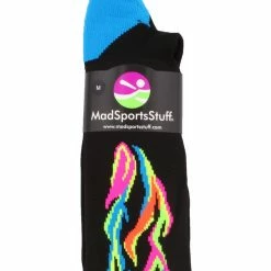 MadSportsStuff Flame Soccer Style Over The Calf Athletic Socks (multiple Colors)