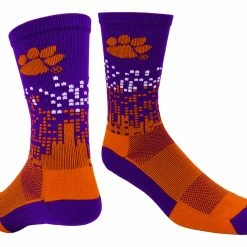 TCK Sports Clemson Tigers Socks Downtown Crew