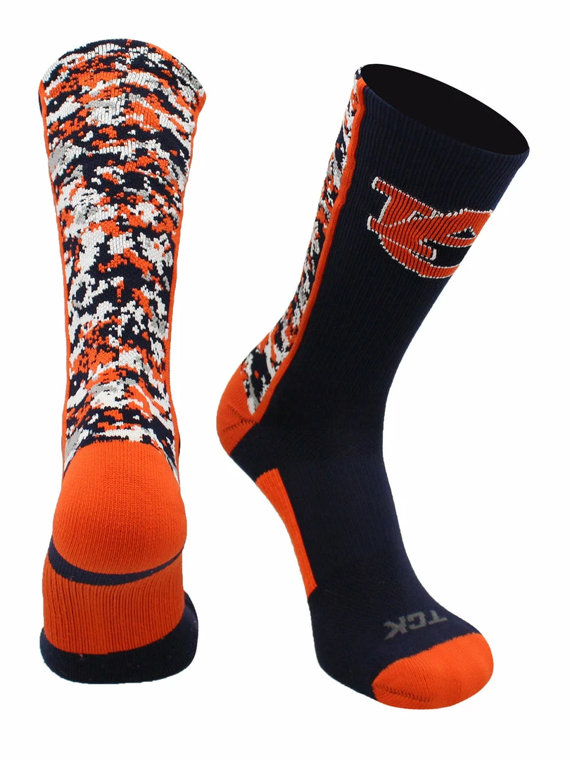 Hot Sale ๐ TCK All Schools Auburn Tigers ๐งฆ Socks Digital Camo โ๏ธ 6 TCK All Schools Auburn Tigers Socks Digital Camo