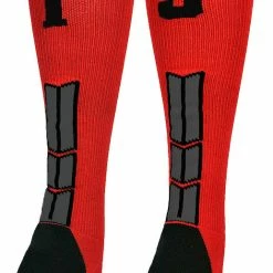Wholesale π₯° MadSportsStuff βΎ Baseball 𧦠Socks Red And Black Player ID Custom Number Over The Calf 𧦠Socks For π₯ Softball βΎ Baseball Football Boys And π§ Girls π 169 MadSportsStuff Baseball Socks Red And Black Player ID Custom Number Over The Calf Socks For Softball Baseball Football Boys And Girls