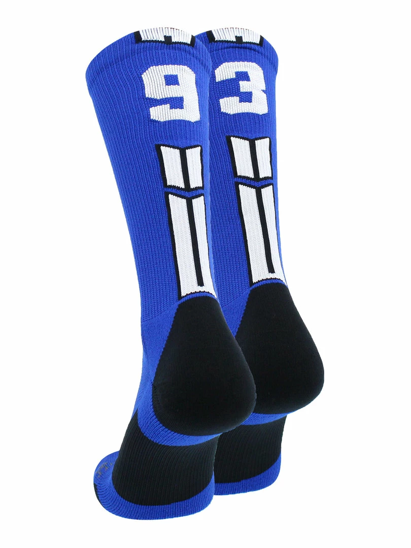 Budget ๐คฉ MadSportsStuff Volleyball ๐งฆ Socks Royal Player ID Custom Number Crew ๐งฆ Socks For ๐ Basketball Lacrosse Volleyball Boys And ๐ง Girls ๐ 36 MadSportsStuff Volleyball Socks Royal Player ID Custom Number Crew Socks For Basketball Lacrosse Volleyball Boys And Girls