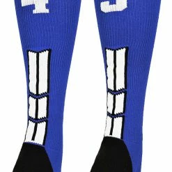 Brand new ๐ฅฐ MadSportsStuff Royal Player ID Custom Number Over The Calf ๐งฆ Socks For ๐ฅ Softball โพ Baseball Football Boys And ๐ง Girls ๐ 192 MadSportsStuff Royal Player ID Custom Number Over The Calf Socks For Softball Baseball Football Boys And Girls
