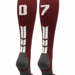Best Sale ๐ MadSportsStuff Maroon Player ID Custom Number Over The Calf ๐งฆ Socks For ๐ฅ Softball โพ Baseball Football Boys And ๐ง Girls ๐ฅ Softball ๐งฆ Socks ๐ 175 MadSportsStuff Maroon Player ID Custom Number Over The Calf Socks For Softball Baseball Football Boys And Girls Softball Socks