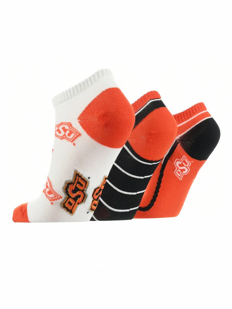 Deals 🤩 TCK Oklahoma State Cowboys No Show 🧦 Socks Full Field 3 Pack All Schools 🧨 2 TCK Oklahoma State Cowboys No Show Socks Full Field 3 Pack All Schools