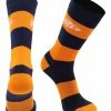 TCK All Schools UTEP Miners Socks Game Day Striped Crew Socks