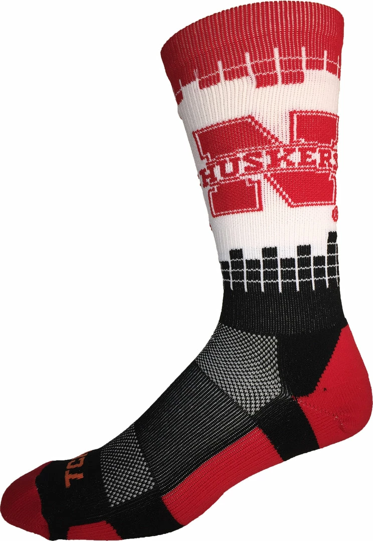 Cheap ๐ฅ TCK Nebraska Cornhuskers ๐งฆ Socks Frequency Crew ๐ 3 TCK Nebraska Cornhuskers Socks Frequency Crew