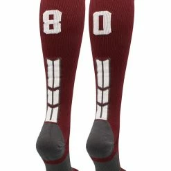 Best Sale ๐ MadSportsStuff ๐ฅ Softball ๐งฆ Socks Maroon Player ID Custom Number Over The Calf ๐งฆ Socks For ๐ฅ Softball โพ Baseball Football Boys And ๐ง Girls ๐คฉ 153 MadSportsStuff Softball Socks Maroon Player ID Custom Number Over The Calf Socks For Softball Baseball Football Boys And Girls