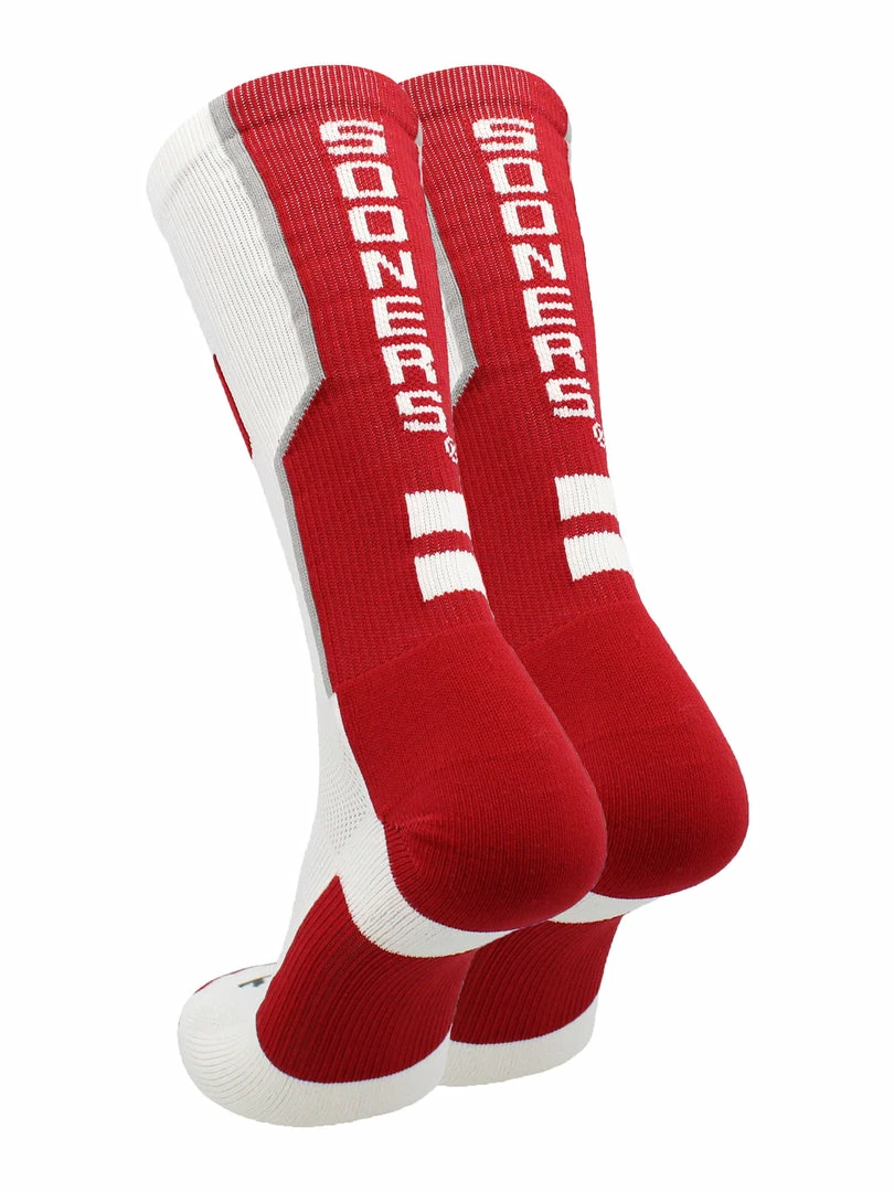 Wholesale ๐ฅฐ TCK OU Oklahoma Sooners ๐งฆ Socks Perimeter Crew ๐ 2 TCK OU Oklahoma Sooners Socks Perimeter Crew