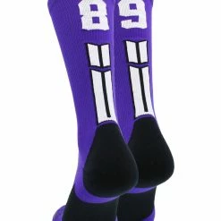 Brand new ๐ฅฐ MadSportsStuff Purple Player ID Custom Number Crew ๐งฆ Socks For ๐ Basketball Lacrosse Volleyball Boys And ๐ง Girls ๐ 144 MadSportsStuff Purple Player ID Custom Number Crew Socks For Basketball Lacrosse Volleyball Boys And Girls