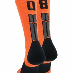 Flash Sale β MadSportsStuff Orange And Black Player ID Custom Number Crew 𧦠Socks For π Basketball Lacrosse Volleyball Boys And π§ Girls β 174 MadSportsStuff Orange And Black Player ID Custom Number Crew Socks For Basketball Lacrosse Volleyball Boys And Girls