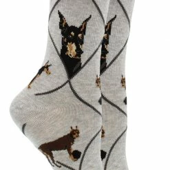 WHD Doberman Pinscher Socks For Women Gift For Dog Lovers