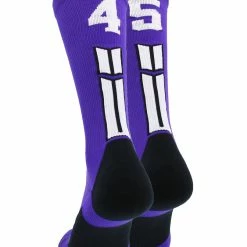 Brand new ๐ฅฐ MadSportsStuff Purple Player ID Custom Number Crew ๐งฆ Socks For ๐ Basketball Lacrosse Volleyball Boys And ๐ง Girls ๐ 188 MadSportsStuff Purple Player ID Custom Number Crew Socks For Basketball Lacrosse Volleyball Boys And Girls