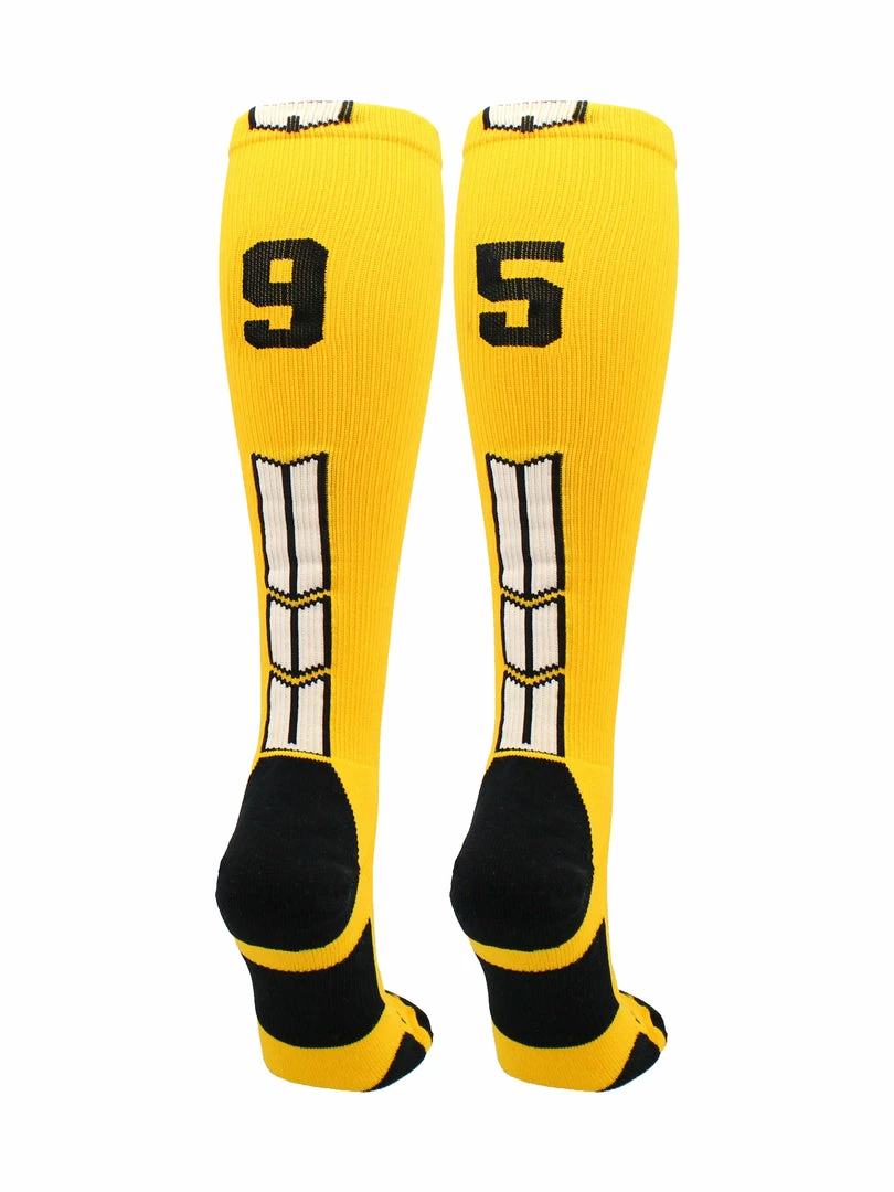 Cheap ๐ MadSportsStuff ๐ฅ Softball ๐งฆ Socks Gold Player ID Custom Number Over The Calf ๐งฆ Socks For ๐ฅ Softball โพ Baseball Football Boys And ๐ง Girls ๐ 34 MadSportsStuff Softball Socks Gold Player ID Custom Number Over The Calf Socks For Softball Baseball Football Boys And Girls