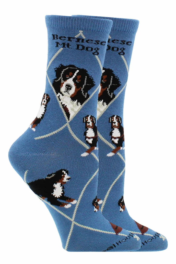 Top 10 ๐ WHD Crazy ๐งฆ Socks - Crew Bernese Mountain ๐ฆฎ Dog ๐งฆ Socks For ๐ฉ Women Gift For ๐ฆฎ Dog Lovers โญ 4 WHD Crazy Socks - Crew Bernese Mountain Dog Socks For Women Gift For Dog Lovers