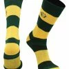 TCK North Dakota State Bison Socks Game Day Striped Crew Socks All Schools