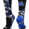 TCK Sports Kentucky Wildcats Socks Woodland Camo Crew All Schools