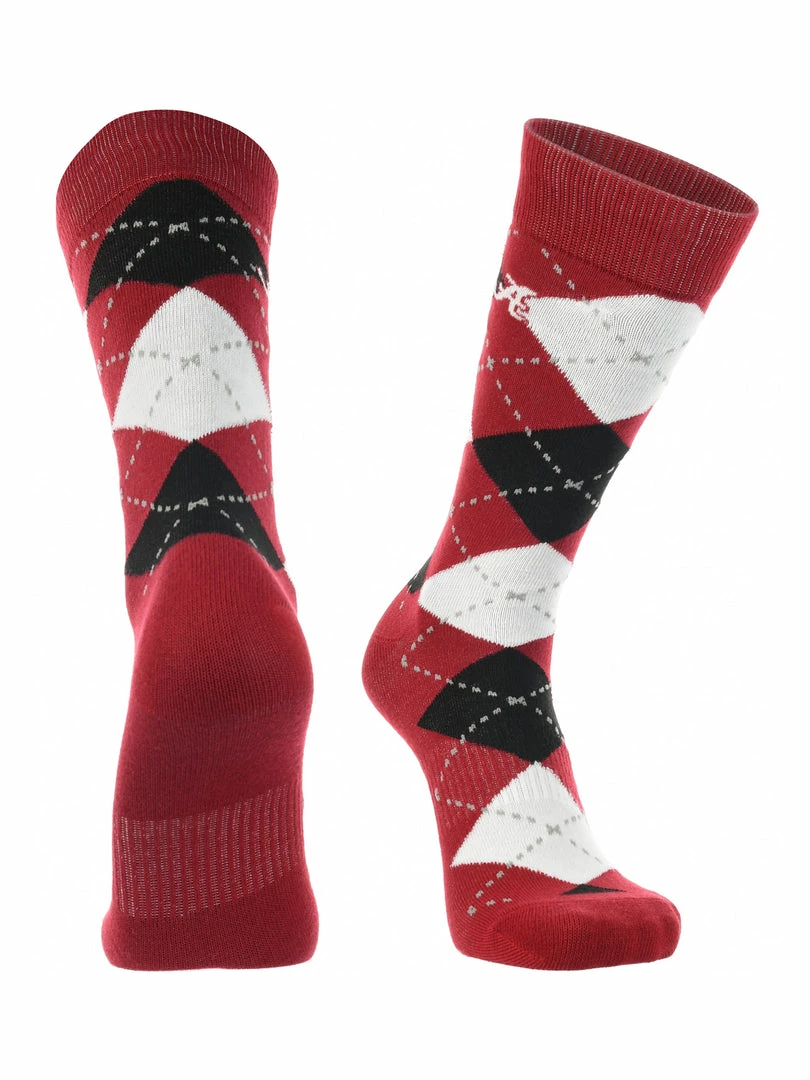 Coupon ๐งจ TCK Alabama Crimson Tide Argyle ๐ Dress ๐งฆ Socks NCAA Fanwear Crew Length ๐ฏ 1 TCK Alabama Crimson Tide Argyle Dress Socks NCAA Fanwear Crew Length