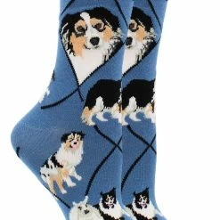 New ๐ WHD Australian Shepherd ๐งฆ Socks For ๐ฉ Women Gift For ๐ Dog Lovers Crazy ๐งฆ Socks - Crew ๐ 9 WHD Australian Shepherd Socks For Women Gift For Dog Lovers Crazy Socks - Crew