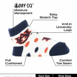 Buy 💯 TCK Auburn Tigers Toddler 🧦 Socks Low Cut Little Fan 🤩 6 TCK Auburn Tigers Toddler Socks Low Cut Little Fan