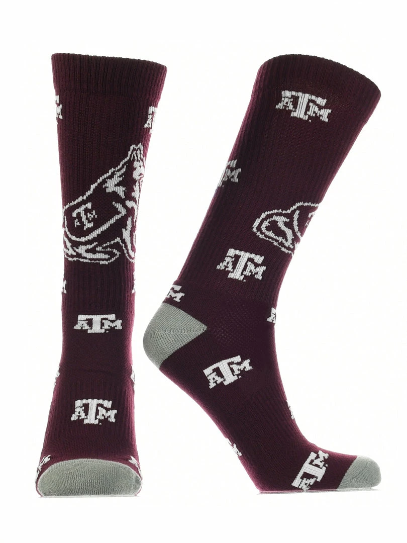 Best Pirce ๐ TCK All Schools Texas A&M Aggies ๐งฆ Socks Crew Length Sock Mayhem ๐ 2 TCK All Schools Texas A&M Aggies Socks Crew Length Sock Mayhem