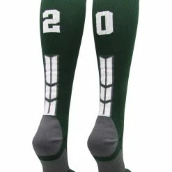 Best Pirce ๐ MadSportsStuff Dark Green Player ID Custom Number Over The Calf ๐งฆ Socks For ๐ฅ Softball โพ Baseball Football Boys And ๐ง Girls ๐ฅ Softball ๐งฆ Socks ๐คฉ 164 MadSportsStuff Dark Green Player ID Custom Number Over The Calf Socks For Softball Baseball Football Boys And Girls Softball Socks
