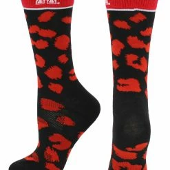 TCK All Schools Houston Cougars Socks Womens Savage Crew Socks