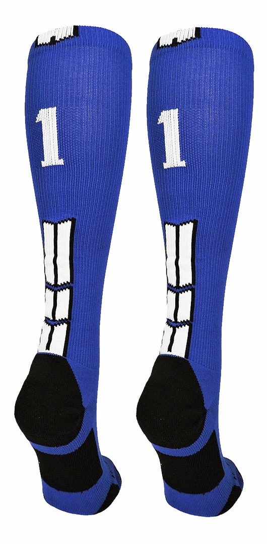 Wholesale ๐ MadSportsStuff โพ Baseball ๐งฆ Socks Royal Player ID Custom Number Over The Calf ๐งฆ Socks For ๐ฅ Softball โพ Baseball Football Boys And ๐ง Girls ๐ 68 MadSportsStuff Baseball Socks Royal Player ID Custom Number Over The Calf Socks For Softball Baseball Football Boys And Girls