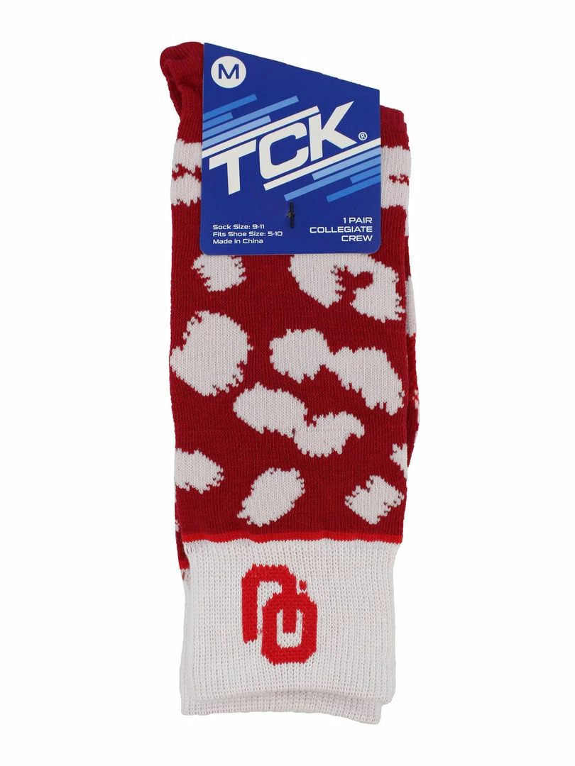 Best reviews of ๐ TCK OU Oklahoma Sooners ๐งฆ Socks ๐ฉ Womens Savage Crew ๐งฆ Socks All Schools ๐คฉ 4 TCK OU Oklahoma Sooners Socks Womens Savage Crew Socks All Schools