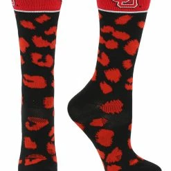 TCK Utah Utes Socks Womens Savage Crew Socks