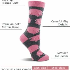 Best deal ๐ WHD Crazy ๐งฆ Socks - Crew Pig ๐งฆ Socks For ๐ฉ Women - Pig Lovers Gift - 2-Pack ๐ 6 WHD Crazy Socks - Crew Pig Socks For Women - Pig Lovers Gift - 2-Pack