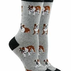 WHD American Bulldog Socks For Women Gift For Dog Lovers