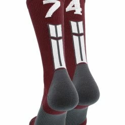 Cheap ๐ MadSportsStuff Maroon Player ID Custom Number Crew ๐งฆ Socks For ๐ Basketball Lacrosse Volleyball Boys And ๐ง Girls Volleyball ๐งฆ Socks ๐ฅ 134 MadSportsStuff Maroon Player ID Custom Number Crew Socks For Basketball Lacrosse Volleyball Boys And Girls Volleyball Socks