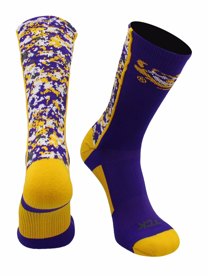 Discount ๐ TCK LSU Tigers Digital Camo Crew ๐งฆ Socks All Schools โญ 6 TCK LSU Tigers Digital Camo Crew Socks All Schools