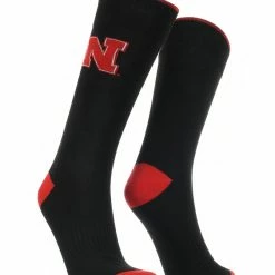 TCK Nebraska Cornhuskers Dress Socks Dean's List Crew Length Socks