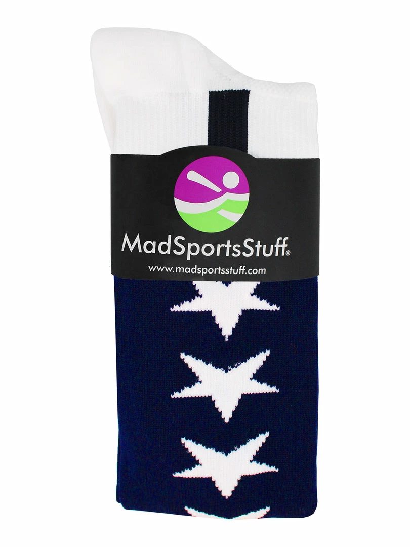 Outlet ๐ฏ MadSportsStuff USA Flag โพ Baseball Patriotic Stirrups ๐งฆ Socks With Stars And Stripes ๐ 3 MadSportsStuff USA Flag Baseball Patriotic Stirrups Socks With Stars And Stripes