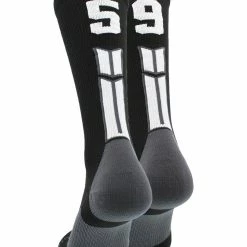 Outlet ๐งจ MadSportsStuff Black Player ID Custom Number Crew ๐งฆ Socks For ๐ Basketball Lacrosse Volleyball Boys And ๐ง Girls Volleyball ๐งฆ Socks ๐ฏ 124 MadSportsStuff Black Player ID Custom Number Crew Socks For Basketball Lacrosse Volleyball Boys And Girls Volleyball Socks