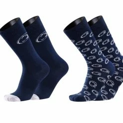 IQ All Schools TCK Brands University Monday & Tuesday 2-Pack Fine Gauge Cotton Crew Dress Socks