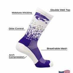 TCK Sports Kansas State Wildcats Socks Downtown Crew All Schools