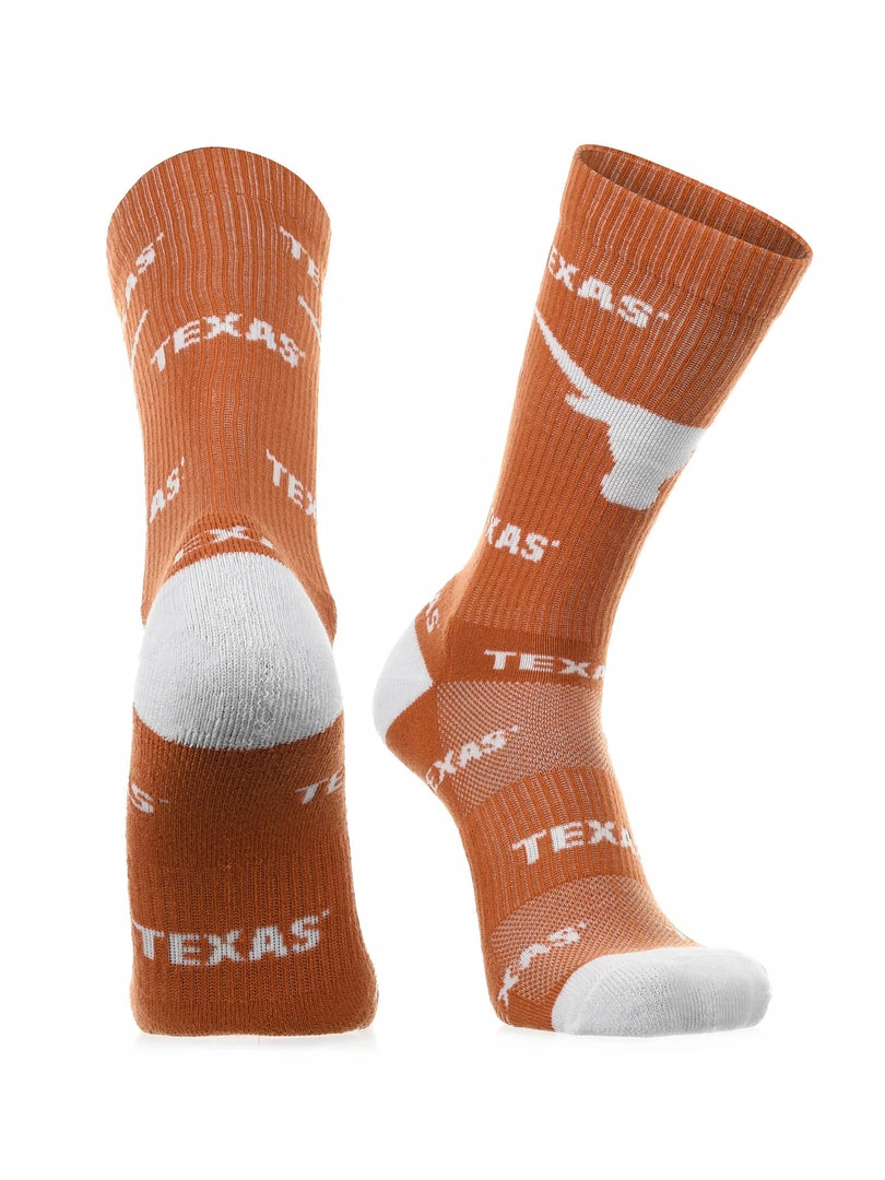 Outlet ๐ TCK All Schools Texas Longhorns ๐งฆ Socks Crew Length Sock Mayhem ๐ 1 TCK All Schools Texas Longhorns Socks Crew Length Sock Mayhem