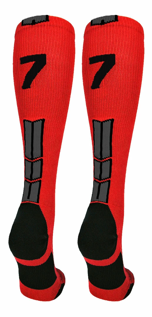 Wholesale π₯° MadSportsStuff βΎ Baseball 𧦠Socks Red And Black Player ID Custom Number Over The Calf 𧦠Socks For π₯ Softball βΎ Baseball Football Boys And π§ Girls π 53 MadSportsStuff Baseball Socks Red And Black Player ID Custom Number Over The Calf Socks For Softball Baseball Football Boys And Girls