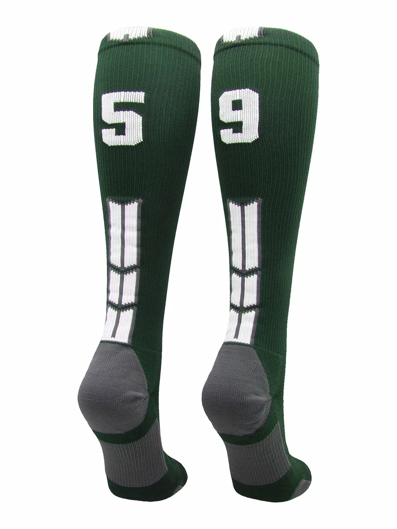 Best reviews of 🤩 MadSportsStuff Dark Green Player ID Custom Number Over The Calf 🧦 Socks For 🥎 Softball ⚾ Baseball Football Boys And 👧 Girls 🥎 Softball 🧦 Socks 🧨 21 MadSportsStuff Dark Green Player ID Custom Number Over The Calf Socks For Softball Baseball Football Boys And Girls Softball Socks